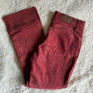 Madewell Cali Demi-Boot Jeans in Corduroy: Button-Front Edition